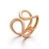 Pulsera DIY Nueva para Mujer Exagerada Chapada en Oro Hueca Geométrica Europea y Americana Joyería Hermosa Popular Pulsera Abierta de Cara Ancha