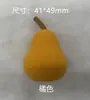 Xuanzi Novo Produto Caixa com 4 Compartimentos em Formato de Fruta para Esponjas de Maquiagem, Uso Duplo para Aplicação Seca e Úmida, Esponja de Pera e Abacate