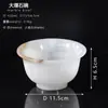 Estilo Clásico Chino Juego de Té de Jade Natural Set Decorativo para Habitación Modelo Sala de Estar Adornos para Tetera