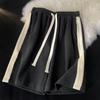 High Street Shorts Masculino Verão Outer Wear Casual Calças Esportivas ins Hong Kong Estilo Trendy Brand Straight Loose Shorts