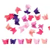 Mini presilha de cabelo pequena fosca para bebê, acessório de cabeça infantil feminino, desenho animado de borboleta, mini pinça de garra 1,8 cm, presilha de cabelo para menina