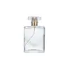 Botella de Perfume Cuadrada Plana de 100 ml, Botella de Vidrio Transparente, Botella Atomizadora a Presión para Muestras Cosméticas, Disponible en Stock