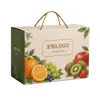 Caixas de presente de frutas coloridas personalizáveis, caixas vazias, embalagens ecológicas, impressão personalizada, direto do fabricante, atacado com designs personalizados baseados em imagens fornecidas