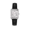 Reloj Femenino Transfronterizo Elegante Moda Estilo Universitario Esfera con Números Romanos Rectangular Nicho Correa de Acero Reloj de Cuarzo