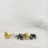 Botones Pequeños Metálicos Calados Sólidos de Forma Especial de 13 mm Accesorios para Ropa Botones de Camisa Botones Decorativos para Vestido Venta al por Mayor
