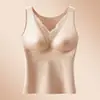 Ventas Directas de Fábrica Superventas Transfronteriza Camisola Sexy de Encaje Espalda Hermosa con Copas Ropa Interior Ropa Exterior Ropa Base Cálida