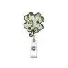 Hebilla de extracción fácil con forma de corazón Insignia con hebilla en forma de corazón rojo Hebilla de insignia linda Clip retráctil para insignia de acrílico brillante