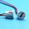 Enchufe circular de 2P Tipo C de inserción a presión con cables rojo y negro, interfaz de salida inversa de carga rápida PD para electrodomésticos pequeños