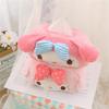 Corazón de Niña Japonesa Lindo Peluche Xiaomei Caja de Pañuelos Diabólica Set de Pañuelos Caja de Papel para Coche y Hogar para Niñas