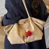 Bolsa Grande Retrô da Moda para Mulheres 2025 Nova Super Popular Grande Capacidade Bolsa Tote para o Dia a Dia Versátil Bolsa de Ombro/Sob o Braço Tendência