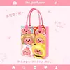 Nova Bolsa Fofa de Feltro, Boneca de Desenho Animado de Feltro, Sacola de Compras para Presente de 100 Dias da Mamãe, Bolsa de Mão para Meninas