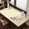Novo tapete de mesa estilo chinês, toalha de mesa com caligrafia chinesa, à prova d'água e à prova de óleo, protetor de mesa especial para estudantes estudarem e escreverem