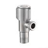 Válvula de ângulo de aço inoxidável 304 para cozinha e banheiro, registro de água quente e fria, válvula angular doméstica 4 pontos, atacado de fabricantes