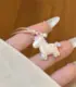 Popular Colgante de Caballo Sólido de Esmalte de Dibujos Animados de Xiaohongshu Cadena para Suéter Nuevo Collar Largo para Mujer
