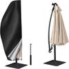 Producto de Venta Caliente Transfronterizo Tela Oxford 210D Sombrilla Protectora Solar para Exteriores Cubierta Antipolvo Cubierta de Sombrilla con Forma de Plátano Cubierta para Parasol