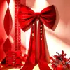 Decoração de Quarto de Casamento Sala de Estar de Casa Nova Decoração Pendurada com Laço de Casamento Cenário de Casamento Chinês Montagem de Atmosfera Suprimentos de Casamento