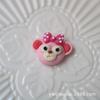Hermosa chica DIY parche de resina para joyería suministros para coche materiales de procesamiento oreja marca TOY caja de almacenamiento accesorios