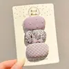 Pinza de Pelo de Lana con Flor Estilo Coreano para Mujer Pinza Lateral para Flequillo Adorno para el Cabello Otoño/Invierno Pinza de Alta Gama Pinza BB para Pelos Sueltos