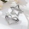Design Criativo Europeu e Americano Transfronteiriço Liga Cinco Pontas Estrela Mola Celebridade da Internet Coração Borda Clipe Formato de Nuvem Grampo de Cabelo Acessórios de Cabelo Femininos
