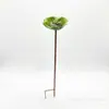Alimentador de pájaros creativo para jardín exterior, el más vendido transfronterizo, fuente para pájaros con forma de rosa, artesanía de metal