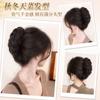 Coque Postiço para Mulheres, Presilha de Garra Realista de Cabelo Humano, Coque Trançado Elegante, Ferramenta Fofa para Penteado Alto, Coque Postiço
