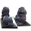 Fábrica de Escultura em Cobre para Cabelo Hengbao Produção Fundição Grande Leão de Cobre Porta de Banco Escultura de Leão de Cobre Puro Estátua de Cobre Leão Huifeng