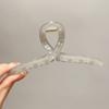 Pinza para el Cabello Colorida, Elegante y de Alta Gama, Pinza Grande de Tiburón, Pinza para el Cabello Transparente de Sirena Coreana, Diseño Adorno para el Cabello