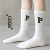 Calcetines para Niños Calcetas de Algodón Otoño e Invierno Estilo Coreano Niños y Niñas Niños Grandes Calcetas de Media Pierna Calcetas Coreanas de Moda Calcetas de Algodón