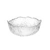 Patrón Martillado Irregular Phnom Penh Vidrio Ensaladera Espesada Dibujo Tazón Dorado ins Simple Transparente Tazón Doméstico Frutero