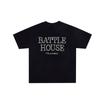 Camiseta de Manga Corta con Letras de Cuentas Retro Americano a la Moda para Hombre y Mujer para Verano Pareja Tendencia Nacional High Street Top Suelto