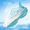 Sapatos transfronteiriços de bico largo, forma larga, tamanho grande, tênis slip-on, sapatos casuais, tênis esportivos respiráveis e absorventes de choque, tênis de corrida da moda para mulheres