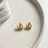 Pendientes Metálicos de Goteo Estilo Retro Francés para Mujer, Diseño Sencillo de Nicho Versátil para el Día a Día, Pendientes Elegantes de Moda para Mujer