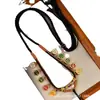 Collar Colgante de Algodón Tejido a Mano del Dios de la Riqueza de Diez Brazos Estilo Tíbet Juguete Cultural Thangka Cuerda para Colgar en el Cuello Cordón Tejido a Mano
