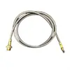 Adaptador de fio de extensão para cabeça de fogareiro a gás de tanque de gás plano externo, tipo Mupka, tubo de conexão metálico para gás liquefeito