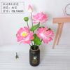 Flor Artificial flor de exhibición interior Flor Parque de Flores piscina flor artificial Loto Durmiente Flor de seda de Loto talla grande 9 lotos grandes