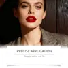 Caneta de Maquiagem Labial Matte Vermelho Verdadeiro Zephoco Contorna o Formato dos Lábios e Não é Fácil de Remover a Maquiagem. Lápis Labial Diário