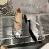 Zapatos Mary Jane Estilo Francés Suave 2026 Nuevo Estilo Primavera/Otoño Correa de Hebilla de una Palabra con Lazo Zapatos de Tacón Bajo para Falda