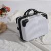 Bolsa de Maquiagem Portátil ABS 14 polegadas Mala de Armazenamento Mini Estojo de Maquiagem Estojo de Maquiagem Atacado Estojo de Couro