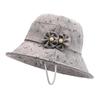 Nuevos Sombreros de Primavera y Verano para Mujeres de Mediana Edad y Mayores, Sombreros de Tela para Madres, Sombreros de Sol de Ala Corta para Señoras Mayores y Abuelas, Sombreros de Pescador Delgados