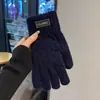 Nuevos Guantes de Invierno para Mujer, Tejidos con Forro Polar, Engrosados para Calidez, Manoplas para Estudiantes, Adecuados para Ciclismo al Aire Libre en Invierno, Algodón a Prueba de Frío