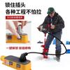 Regleta de ingeniería con enchufe para mopa ultralargo con bloqueo con interruptor no se puede desconectar regleta enchufable regleta múltiple cable de extensión para exteriores