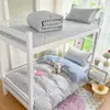 Juego de Tres Piezas de Cama para Dormitorio Estudiantil de Algodón Puro, Funda de Edredón de Algodón para Estudiante Universitario, Juego Completo de Colchón, Sábana Plana y Sábana Ajustable Seis Piezas