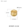 Cuentas de Transferencia de Tigre del Zodiaco Francés Antiguo Accesorios de Oro Arena Cuerda de Mano de Tigre de la Suerte de Este Año Collar Pulsera Accesorios diy