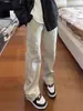Calça de Carga Soft Shell à Prova de Frio Harbin Feminina de Inverno com Forro de Fleece para Uso Externo à Prova de Vento Roupa de Trabalho Casual com Corte Oblíquo Estilo Americano
