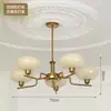 Lámpara de araña vintage estilo francés Bauhaus para sala de estar, lámparas retro de madera maciza para dormitorio principal nórdico, comedor
