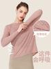 Roupas de Yoga Femininas Outono e Inverno Nova Camiseta de Manga Longa Secagem Rápida Top Esportivo Roupa para Corrida Fitness tamanho plus Blusa Fitness