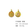 Prata S925 Estátuas de Buda Azul Queimado Pingente Pequeno Dupla Face Guanyin de Cinco Mãos Titiao Acessórios de Joias DIY