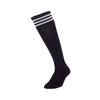 Calcetines de fútbol finos con aguja plana para entrenamiento profesional para adultos y niños, de poliéster y algodón, largos, hasta la rodilla, deportivos, con tres barras, suministro directo de fabricantes.