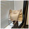 Bolso bandolera informal de gran capacidad para mujer, estilo occidental, de verano, a la moda, color liso, para ir al trabajo, para llevar al hombro o debajo del brazo, 2024