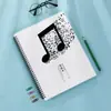 Carpeta Modificable para Partituras A4, Se Puede Modificar para Partituras de Piano, Se Puede Usar para Escribir y Editar Partituras Musicales, Carpeta de Partituras con Páginas de Hojas Sueltas